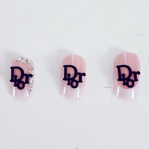 Luxury Nail Charms Black